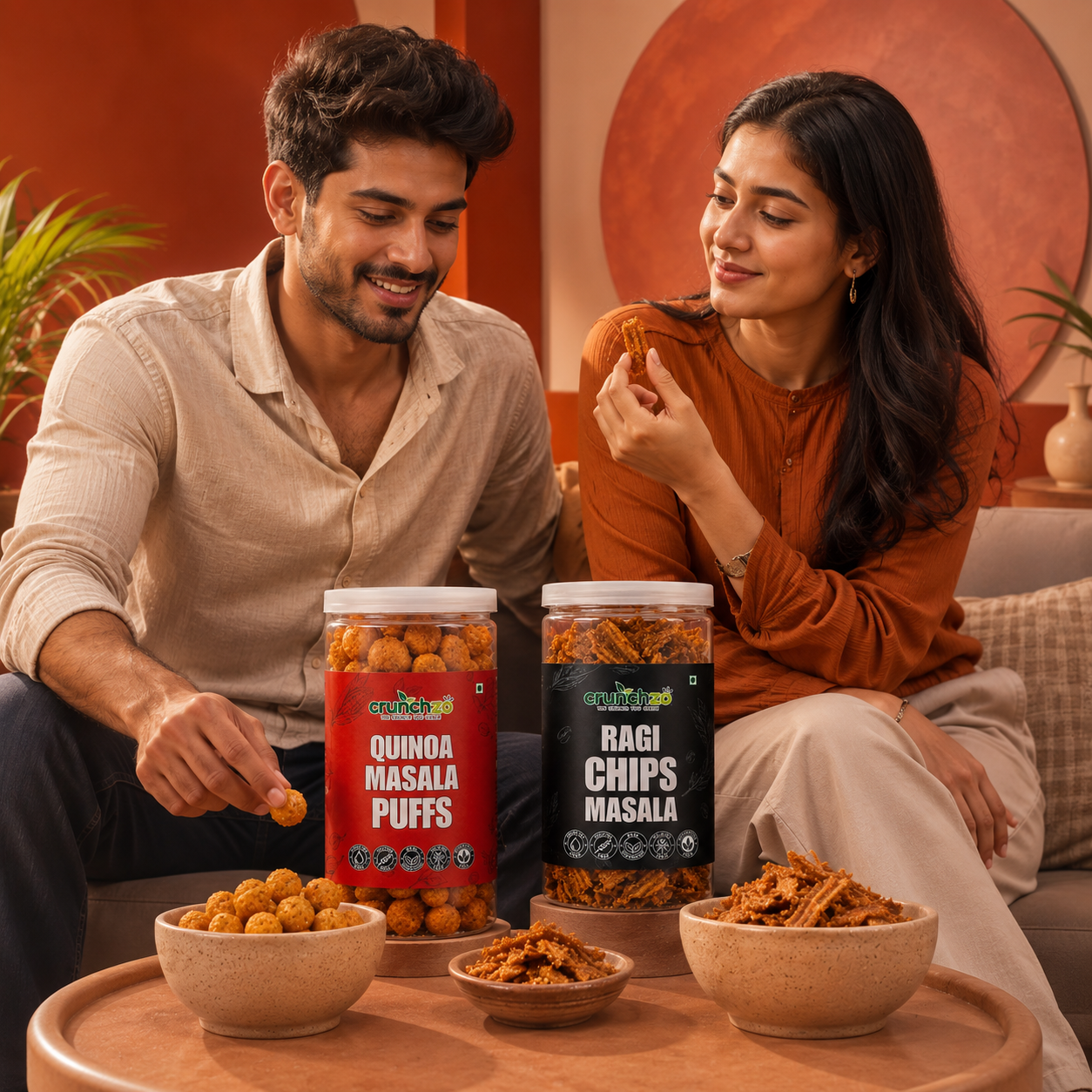 Crunchzo Spicy Snack Combo