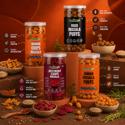 Crunchzo Healthy Masala Snack Combo
