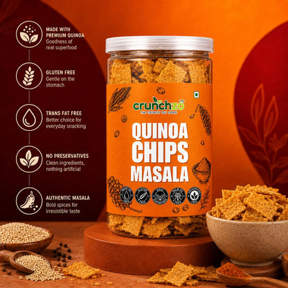 Quinoa Masala Chips