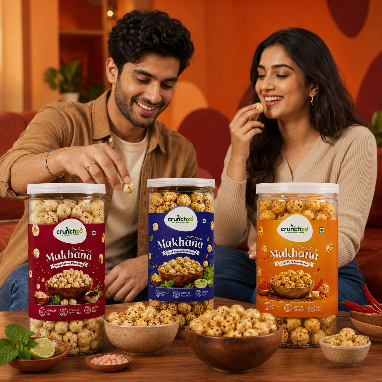 Crunchzo Makhana Trio Combo