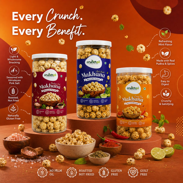 Crunchzo Makhana Trio Combo