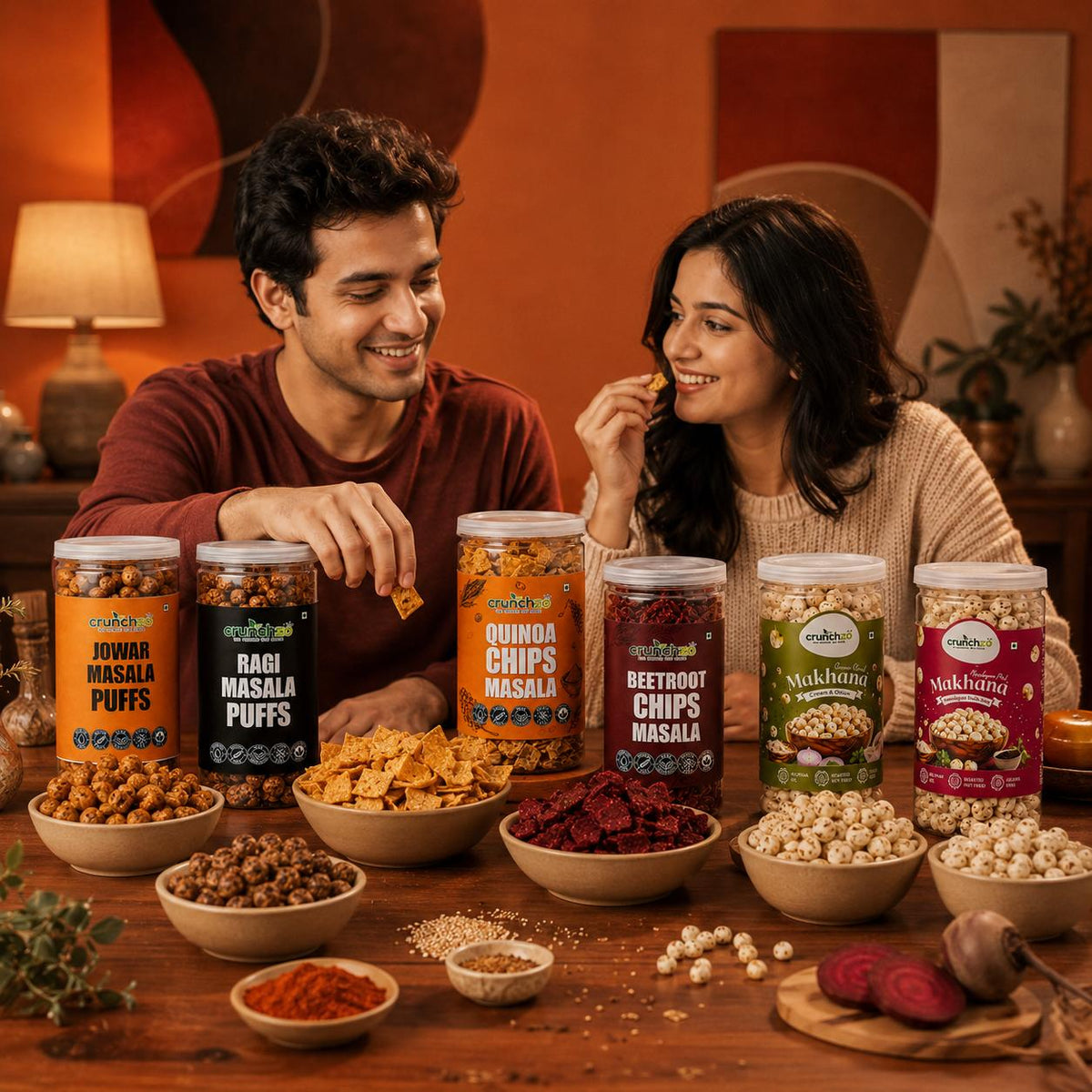 Crunchzo Healthy Snacks Combo