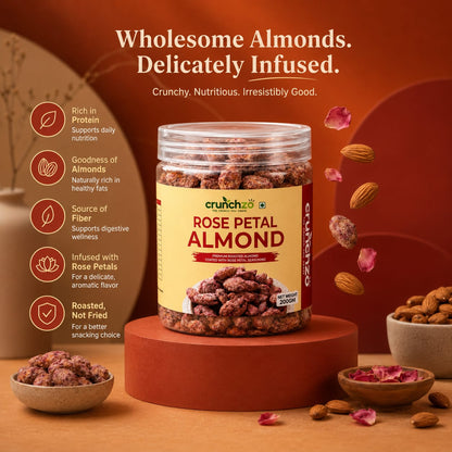 Crunchzo Rose Petal Almond