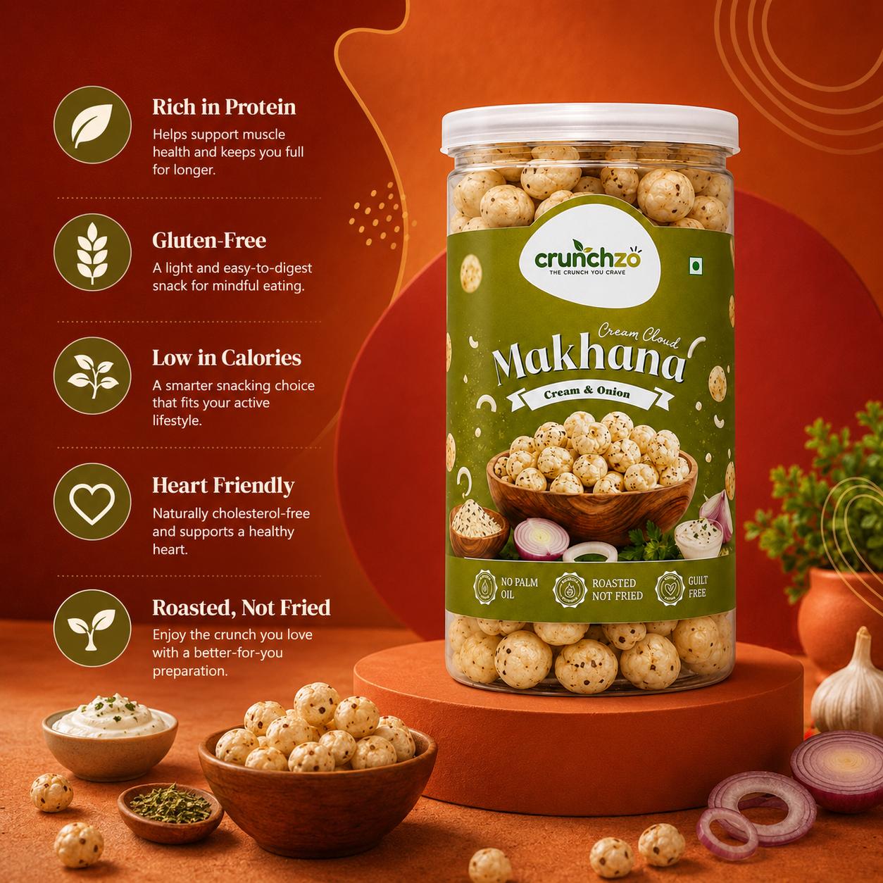 Cream & Onion Makhana