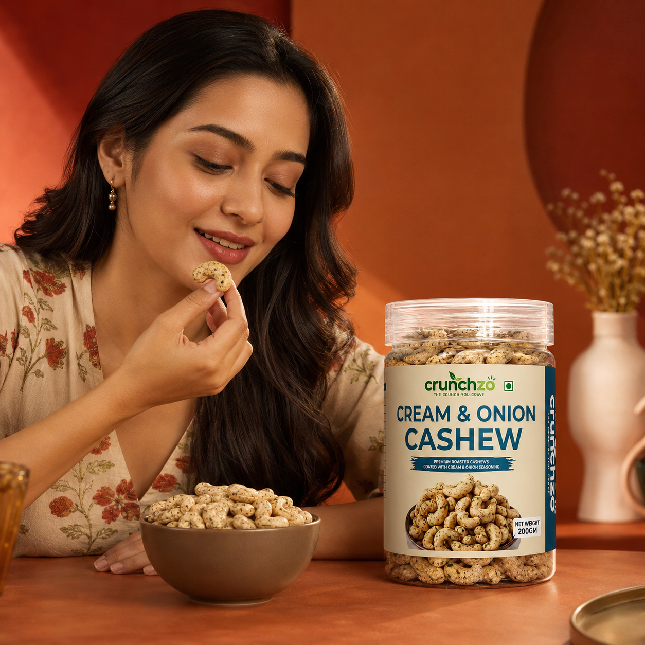 Crunchzo Cream & Onion Cashew