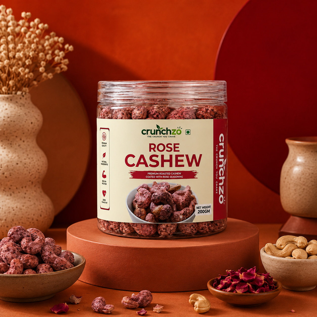 Crunchzo Rose Cashew