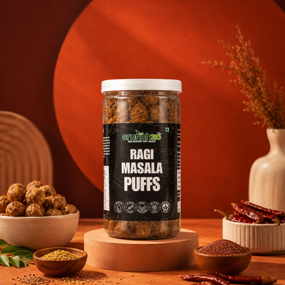 Ragi Masala Puffs