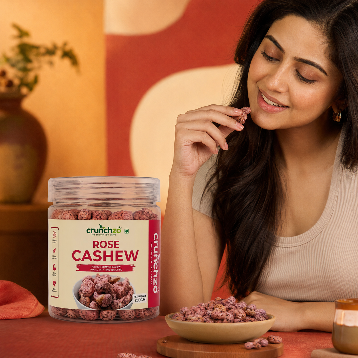 Crunchzo Rose Cashew
