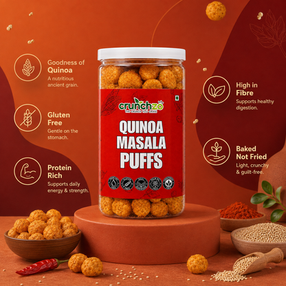 Quinoa Masala Puffs