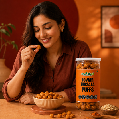 Jowar Masala Puffs