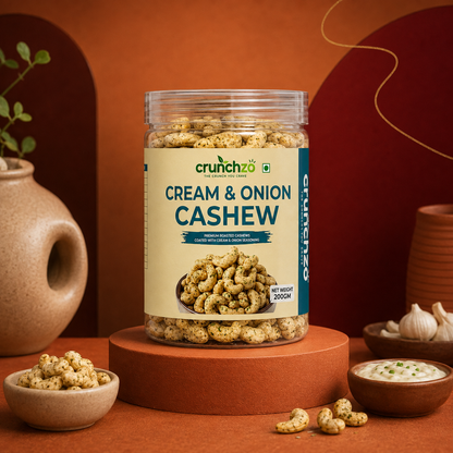 Crunchzo Cream & Onion Cashew
