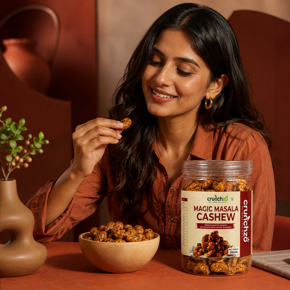 Crunchzo magic-masala cashew